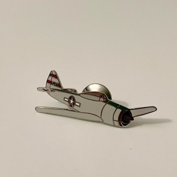 Military Fighter Aircraft Pin P-47 Thunderbolt US Army Air Force Aminco - Picture 1 of 9